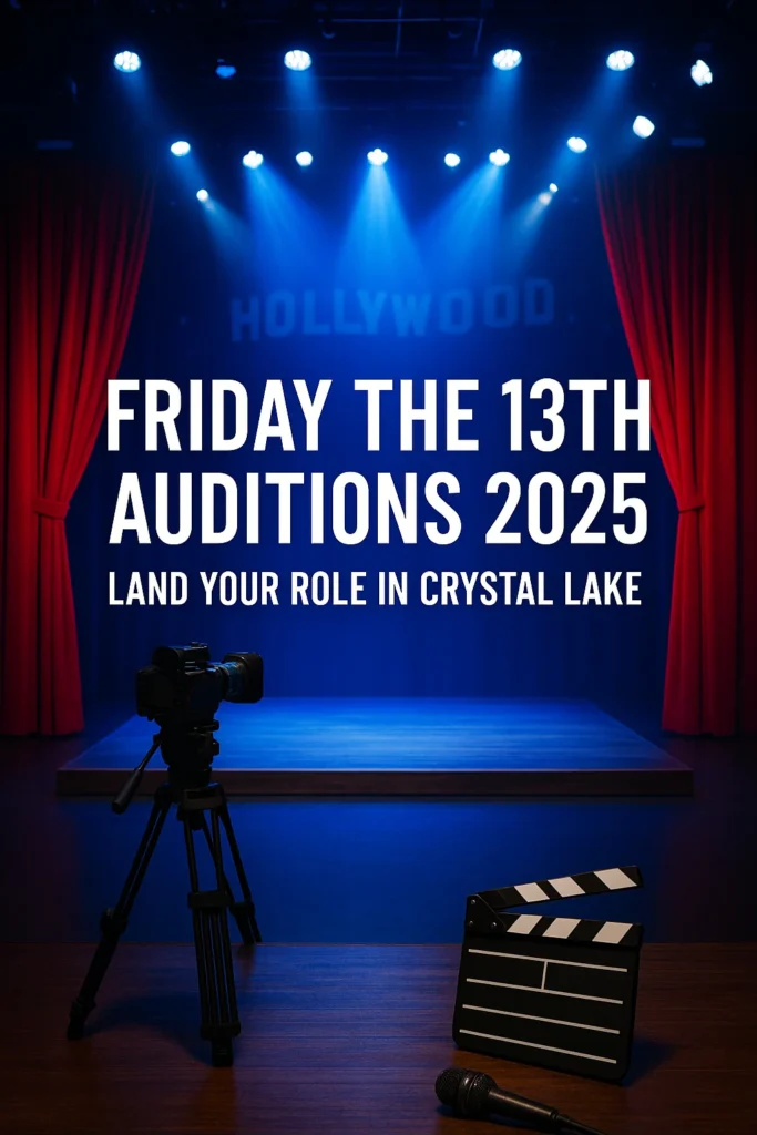 Friday the 13th Auditions 2025: Land Your Role in Crystal Lake