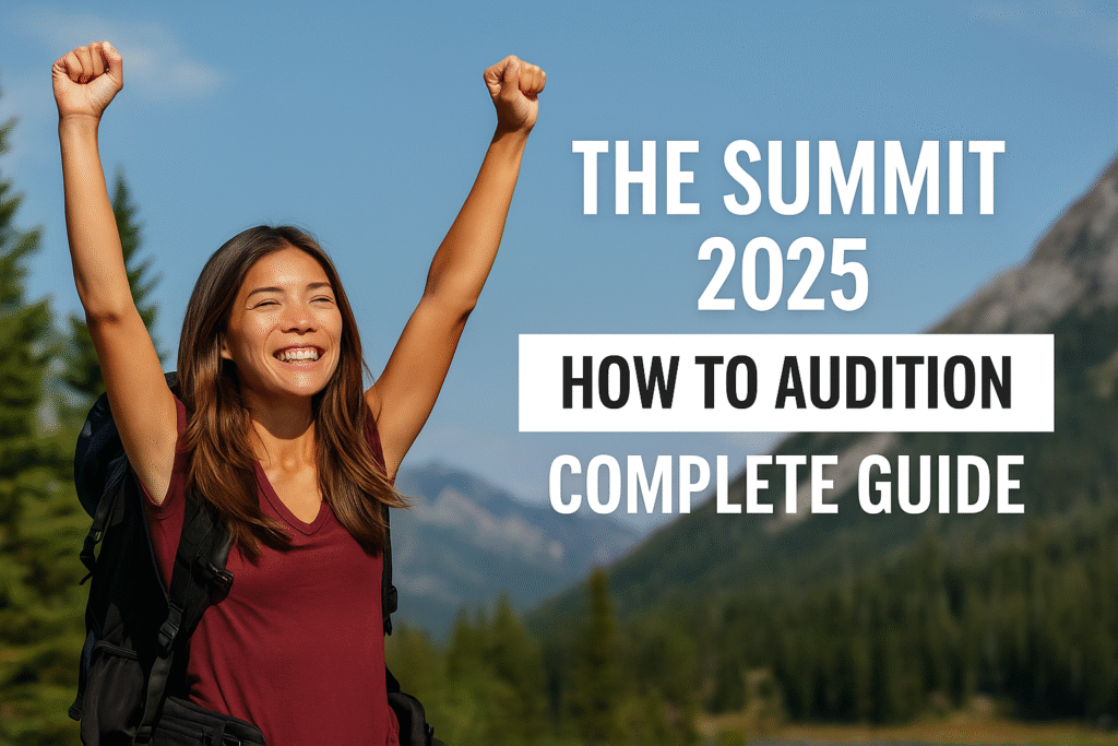 [Audition Open] The Summit 2025 Reality Show: Casting, Eligibility & Audition Guide