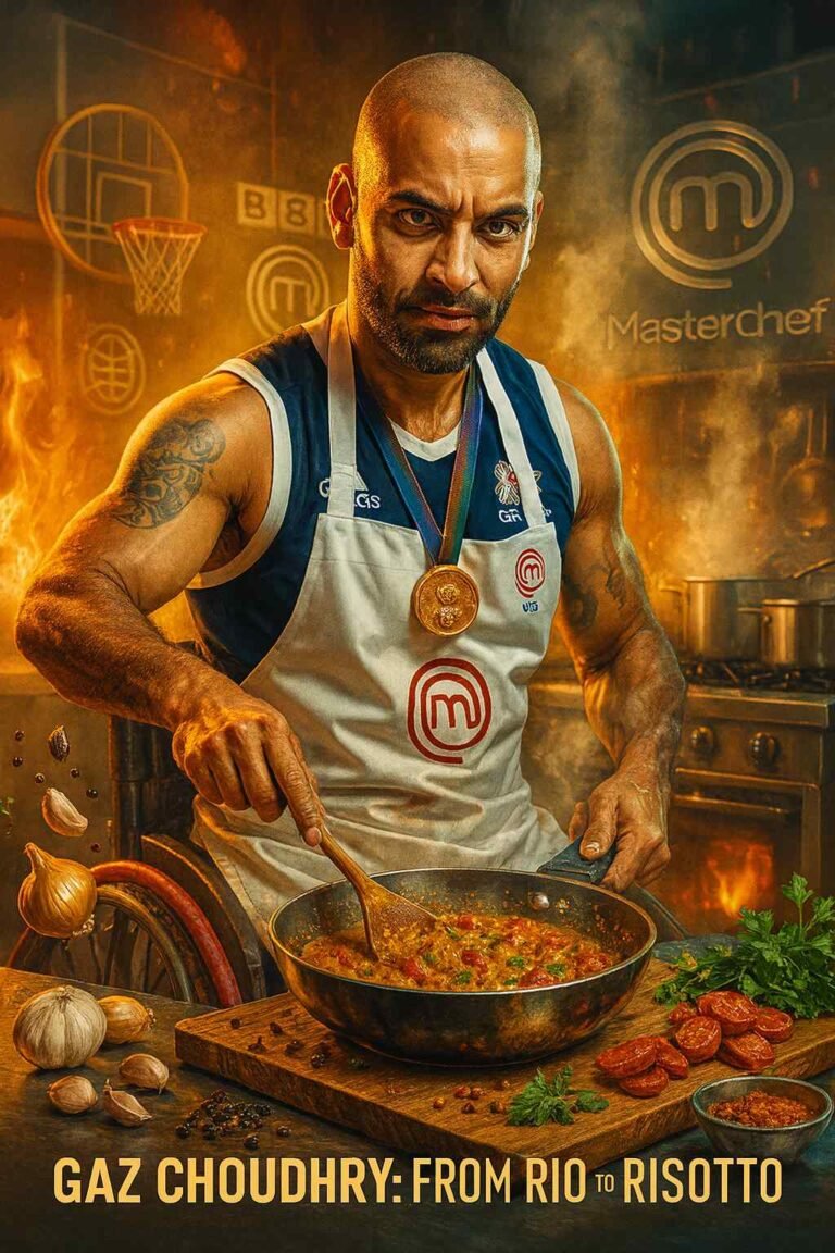 Celebrity MasterChef 2025 Week 1: Meet Gaz Choudhry, the Paralympian Bringing Grit to the Kitchen