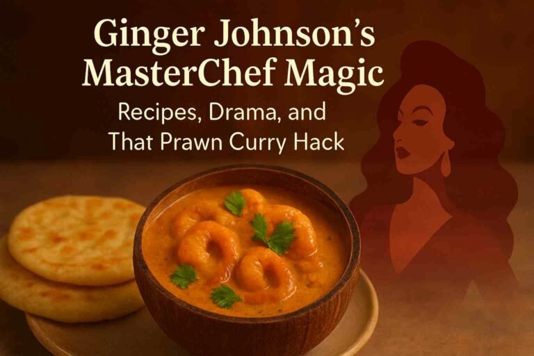 Ginger Johnson’s MasterChef Magic: Recipes, Drama, and That Prawn Curry Hack