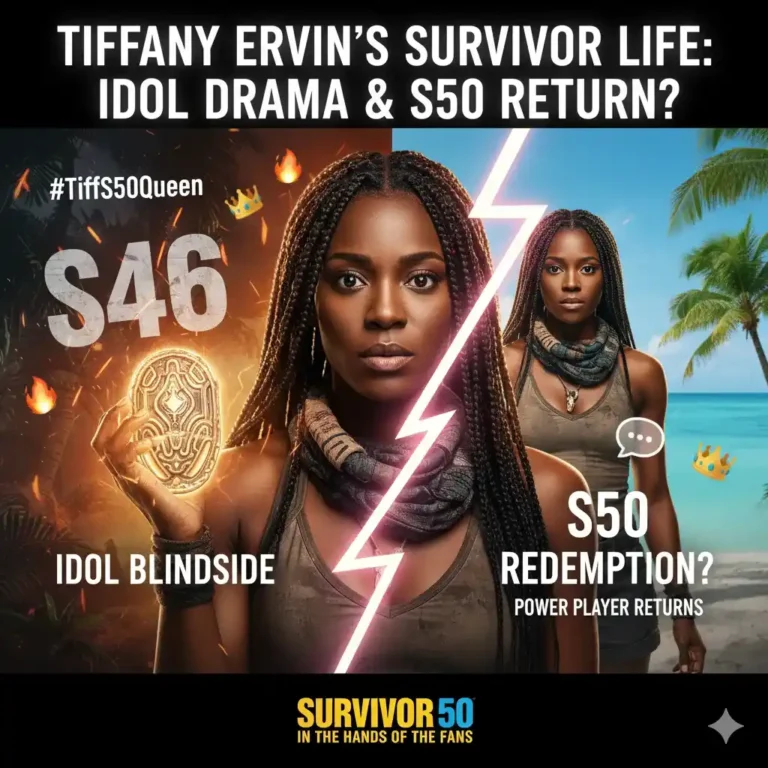 Tiffany Ervin’s Survivor Life: Idol Drama, Family & S50 Return Buzz?