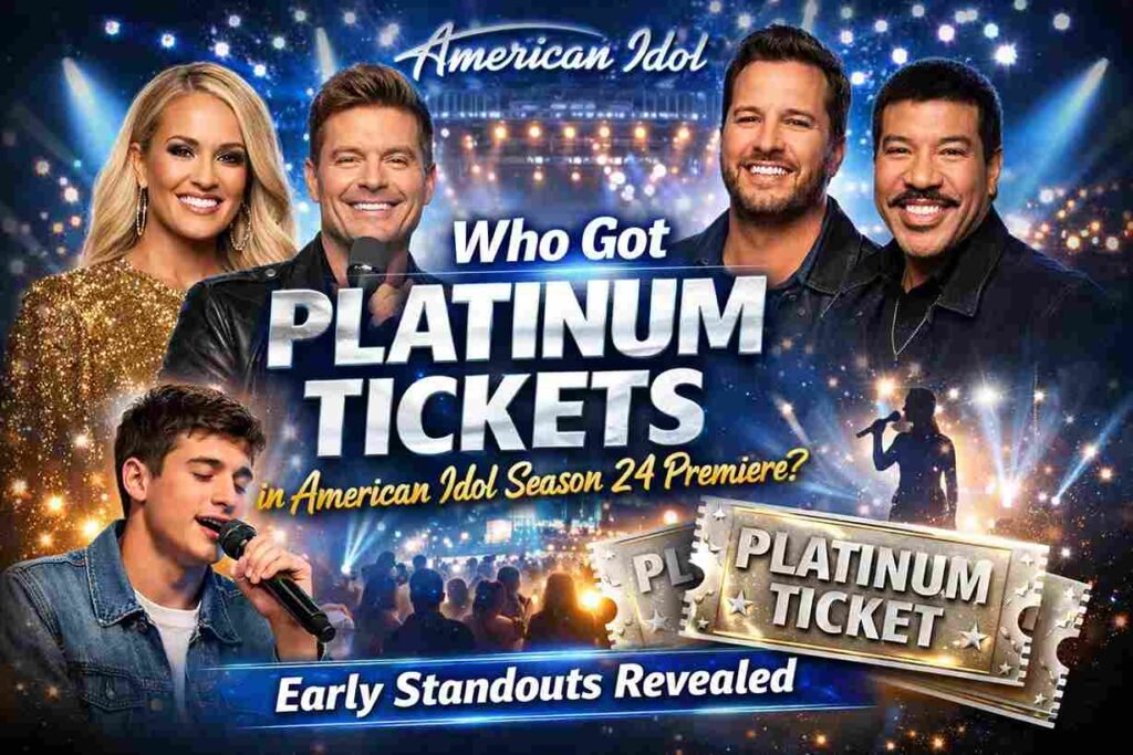 Platinum Ticket Board american Idol