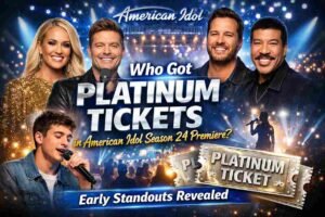 Platinum Ticket Board american Idol