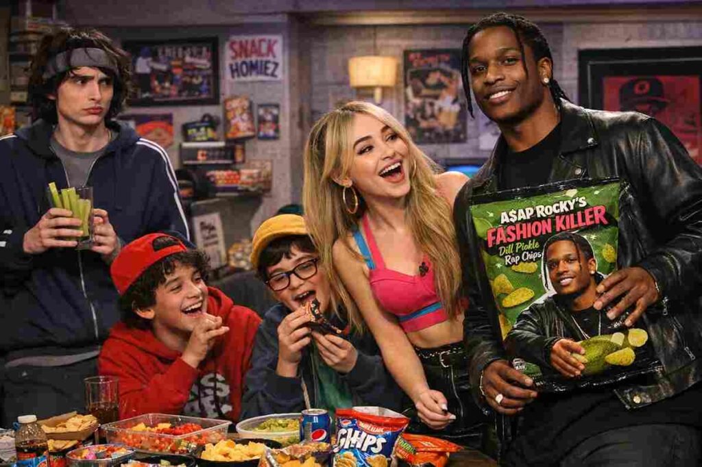 Sabrina Carpenter’s Surprise SNL Cameo Steals the Show in Hilarious ‘Snack Homiez’ Sketch