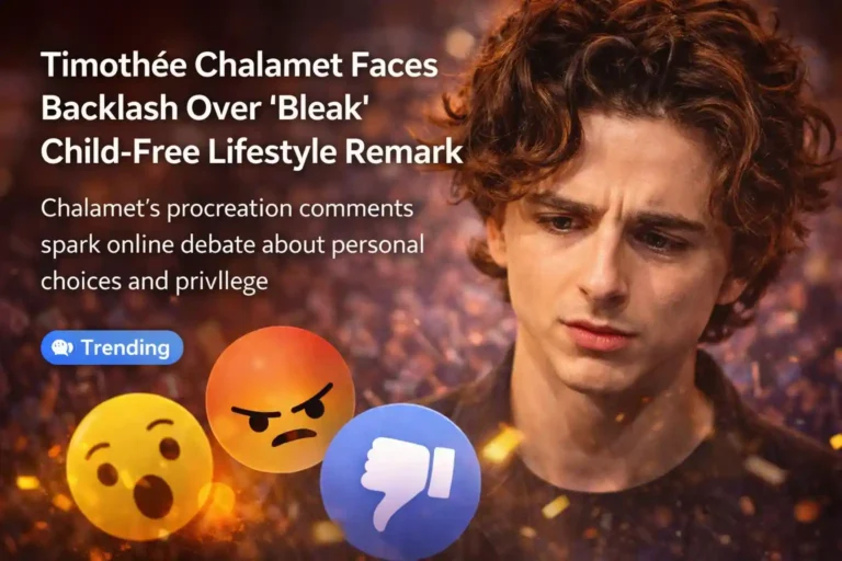 Timothée Chalamet Calls Child-Free Life ‘Bleak’ in Viral Vogue Interview – Sparks Massive Backlash Over ‘Nightmarish’ Remarks on Parenthood!