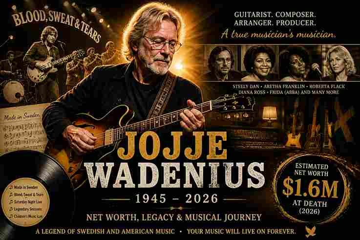 jo jj wadenius net worth at death